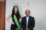 Deputado Ivo Som recebe em seu gabinete a 'Miss Roraima 2013'.
