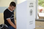 Eleitor votando