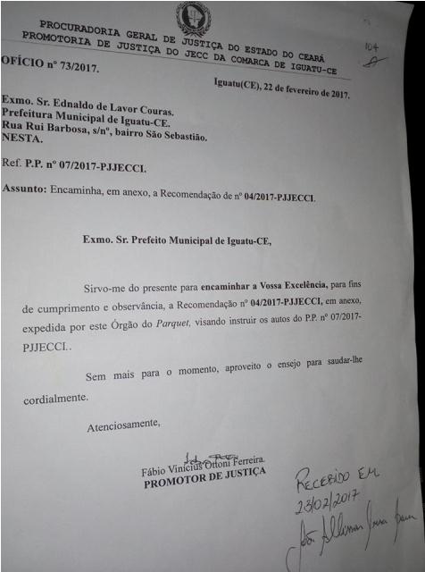 oficio prefe