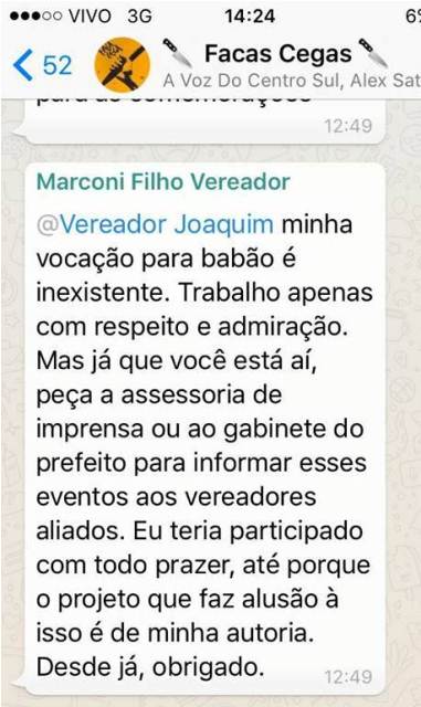 brigas entre vereadores