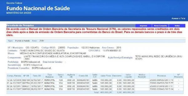 recurso da saude