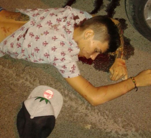 jovem a morto atiros