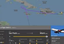 Voo da Avianca de São Paulo a Miami é desviado para Porto Rico