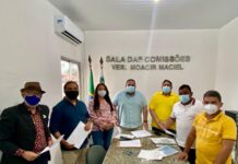 Cigano Nego Bom e ICB se reúnem com Comissão da Câmara de Pindoretama para trata de Projeto
