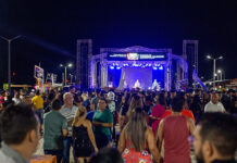População varzealegrense se diverte com show em praça pública com Caninana do Forró, Messim e Erivan Show
