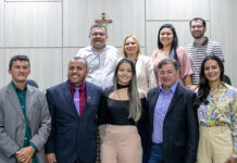 Prefeito e Vice-Prefeito prestigiam posse da nova Mesa Diretora da Câmara de Várzea Alegre