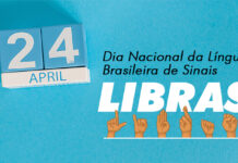 No dia 24 de abril é celebrado o Dia Nacional da Língua Brasileira de Sinais (Libras)