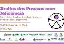 Para celebrar 10 anos da Lei Brasileira de Inclusão, MP do Ceará discutirá na próxima quarta (03/11) avanços nos direitos de pessoas com deficiência