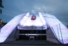 Alece ilumina fachada do Plenário 13 de Maio em alusão à campanha Janeiro Branco