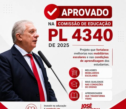 “Hoje demos mais um passo importante pela proteção das nossas crianças” diz José Airton.