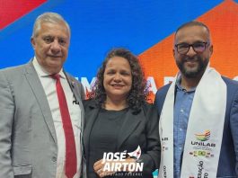 Deputado José Airton Cirilo prestigia a posse do reitor da Unilab, Cigano Roque.