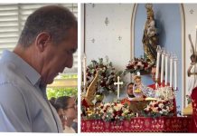 Deputado Luiz Gastão participa da celebração em ação de graças pelo dom da vida da Madre Jane.
